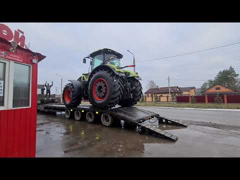 Видео: поставили к742пр на зимовку.пришла обнова claas axion940