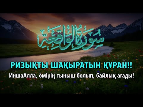 Видео: ҚҰРАННЫҢ ӘСЕМ ДАУЫСЫ РИЗЫҚТЫ ШАҚЫРАДЫ!! ИншаАлла өмір тыныш болып, ризық молаяды | ALAA YASSER