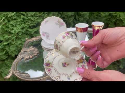 Видео: Фарфор Limoges, немецкий хрусталь, Фарфор Weimar.07.10.2025год 