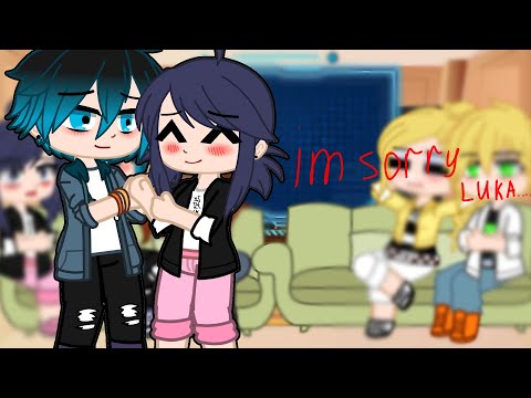 Видео: MBl's reaction on ship Lukanett|1/2|ENG/RUS|Реакция леди баг и супер кот на Луканетт |Blue paradise