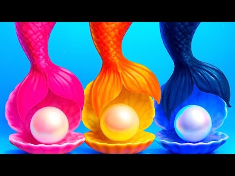 Видео: Розовая русалка против темных русалок! Невероятное преображение для крутой вечеринки!