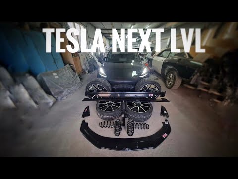 Видео: 4k | Tesla model 3 Performance / Transformation продолжение...