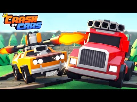 Видео: Crash of Cars #3 Новая тачка РАКЕТОНОСИТЕЛЬ Мультяшная игра для детей Гонки на БОЕВЫХ МАШИНКАХ