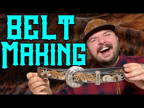 Видео: КАК: сделать индивидуальный кожаный ремень
