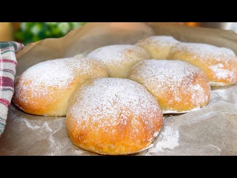 Видео: Булочки для завтрака БЕЗ замеса: Чудо-рецепт хлеба за 5 минут! 🍞🌟