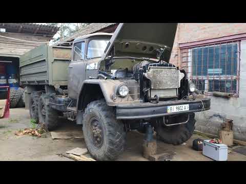 Видео: Мотор MAN на зил 131 (часть 8 установка)