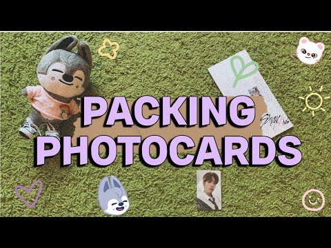 Видео: упаковка карт | packing orders photocards stray kids