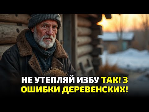 Видео: Холод лезет в избу? Проверь, не сделал ли ты эту ошибку с глиной и соломой!