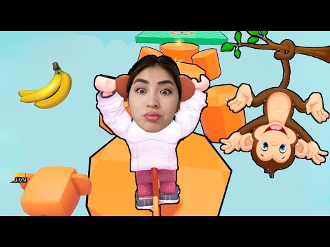 Видео: Маймыл болып жарыстық Күшті режим екен (Roblox)