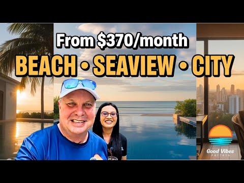 Видео: 3 потрясающих варианта аренды в Паттайе — пляж • вид на море • город от 370 долларов в месяц 🇹🇭