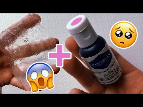 Видео: МНОГО КРАСИТЕЛЯ В СЛАЙМЫ | Не делайте так | Мой ЭКСПЕРИМЕНТ 🧪