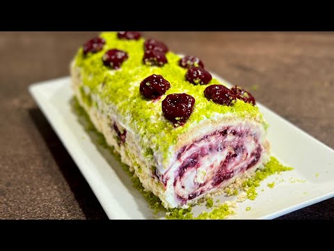 Видео: Целувчено руло с неустоим вкус-без брашно, с 2 вида пълнеж!/ Меренговый рулет / Meringue roll