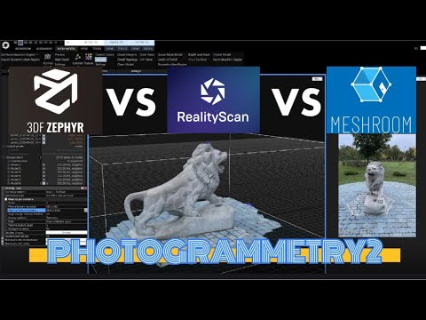 Видео: PHOTOGRAMMETRY 2. 3DF ZEPHYR VS REALITYSCAN VS MESHROOM / ФОТОГРАММЕТРИЯ