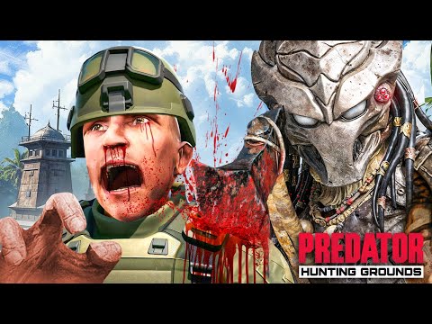 Видео: Я СТАЛ ХИЩНИКОМ на 24 ЧАСА! 4 СОЛДАТА vs ХИЩНИК! ВЫЖИТЬ за 10 МИНУТ! (PREDATOR HUNTING GROUNDS)