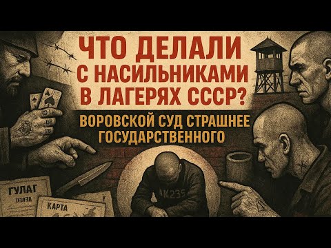 Видео: ЧТО ПРОИСХОДИЛО С НАСИЛЬНИКАМИ В ЛАГЕРЯХ СССР? Воры в законе не давали шанса!