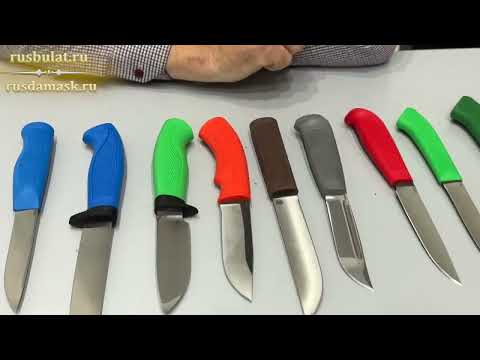 Видео: О рукоятях из резинопластика от компании Русский булат