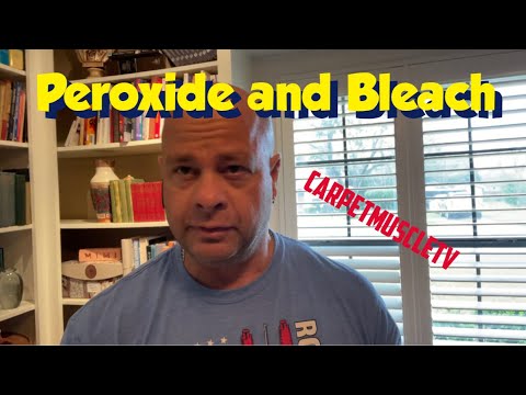Видео: Перекись водорода и отбеливатель для ковров. Инструкции по чистке ковров Vlm. Challenger OP