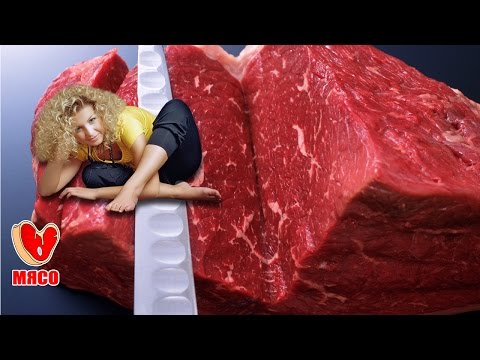 Видео: Обслуживание покупателей в мясном магазине