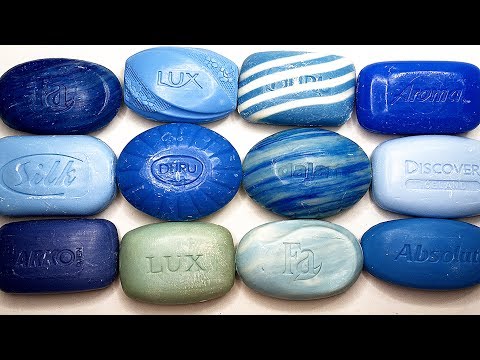 Видео: Blue set dry soap! Asmr Cutting soap. Satisfying video. Relaxing sound. Асмр резка мыла