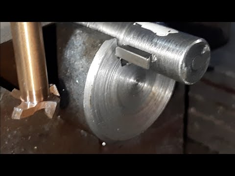 Видео: Шпон паз под мизерную сегментную шпонку ø 10 х 2,5 мм.