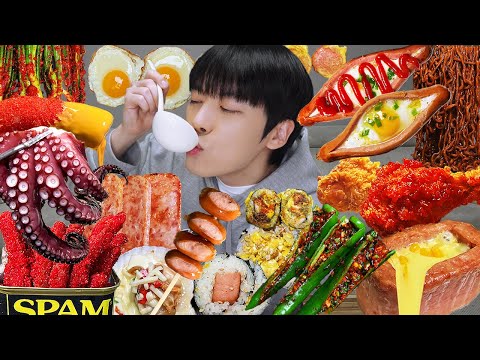 Видео: АСМР МУКБАНГ | лучшая кулинарная часть 6 # жареный цыпленок Cheetos, рисовый пирог, огненная лапша