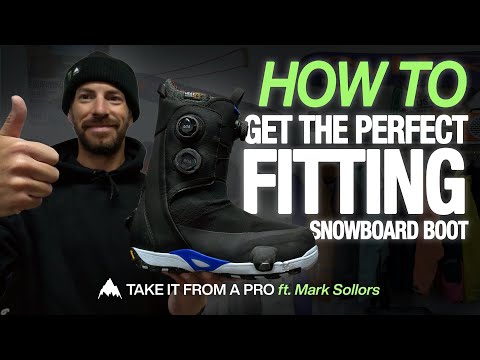Видео: Как подобрать идеальные ботинки для сноуборда с Марком Соллорсом | Burton: Узнайте больше от проф...