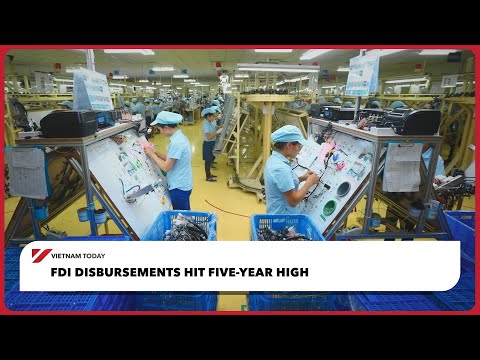 Видео: Объем прямых иностранных инвестиций достиг пятилетнего максимума | Vietnam Today