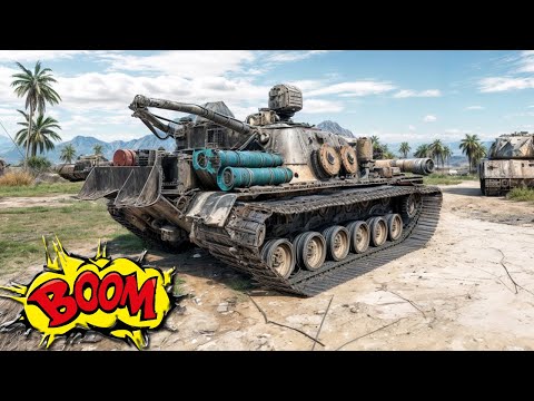 Видео: T110E3 - ИС-7 удален - World of Tanks