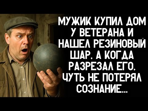 Видео: 🏠 Мужик купил дом у ветерана и нашёл резиновый шар… Когда разрезал его — ....😱