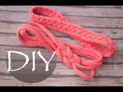 Видео: Повязка на голову из старой ненужной майки / DIY Tsvoric