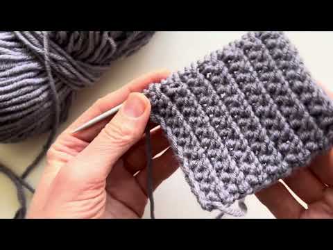 Видео: Идеальный УЗОР для шарфов и шапок | Простой ДВУСТОРОННИЙ узор спицами | раппорт 3 петли 1 ряд