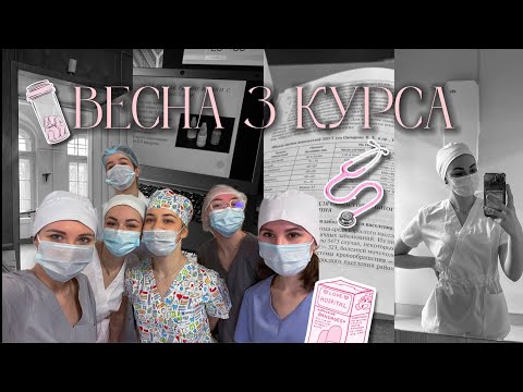 Видео: ВЛОГ СТУДЕНТА МЕДИКА: весна 3 курса