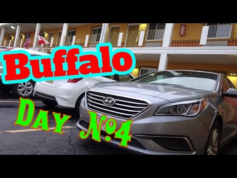 Видео: Аренда авто в Нью-Йорке, едем в Баффало , гроза, отель мечты