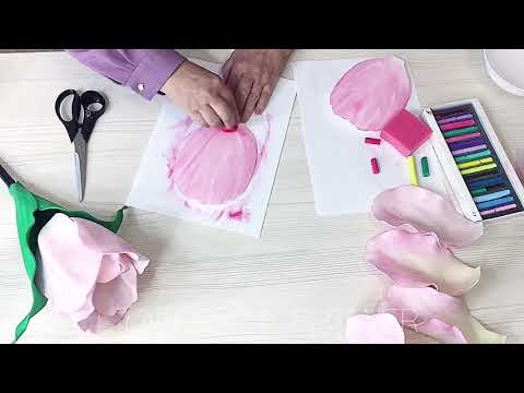 Видео: Тонировка изолона сухой пастелью. Мастер класс DIY