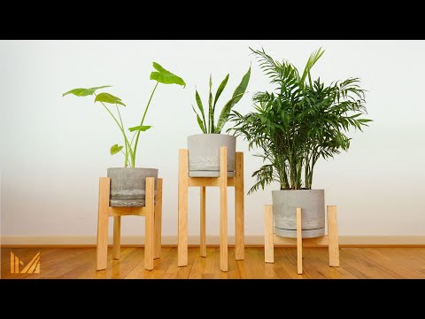 Видео: Изготовление деревянных подставок для цветов