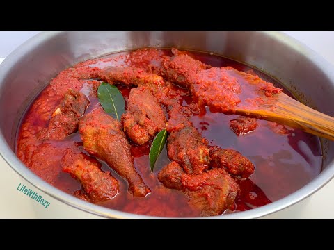 Видео: КАК ПРИГОТОВИТЬ ИДЕАЛЬНОЕ КУРИНОЕ РАГУ ПО-НИГЕРИЙСКИ В СТИЛЕ ВЕЧЕРИНКИ