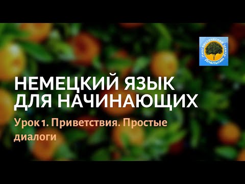 Видео: Немецкий язык. Урок 1: приветствия, простые диалоги.