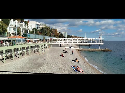 Видео: Прогулка по Мосандровской набережной Ялты