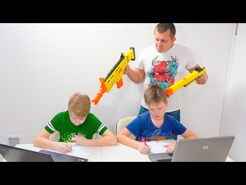 Видео: Братья сделали ВСЕ, чтобы НЕ УЧИТЬСЯ! Нерф у Коли! Брос Шоу