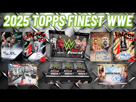 Видео: ЛУЧШАЯ (ФИНАЛЬНАЯ) ИЗ КАРТ РЕСТЛИНГА! 💪🏽🤩 Открытие Topps Finest WWE Hobby Box 2025 года!
