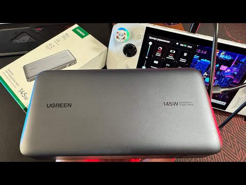 Видео: БЫСТРЫЙ ПОВЕРБАНК ДЛЯ ROG ALLY ИЛИ ИГРОВОГО НОУТБУКА! UGREEN 145W 25000mAh