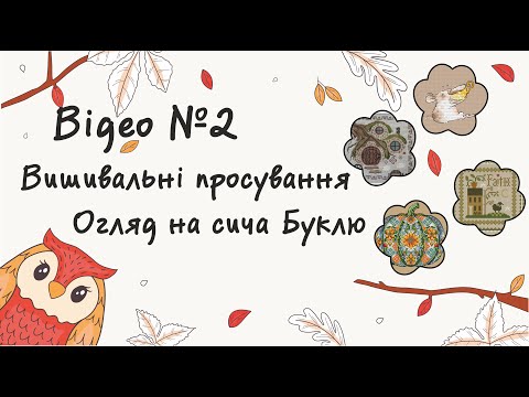 Видео: Вишивка та міні-сова :)
