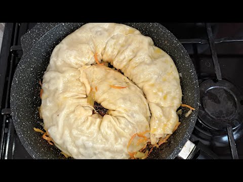 Видео: Мантоваркасыз табада пісетін Орама. Ханум на сковороде. Урама ханум