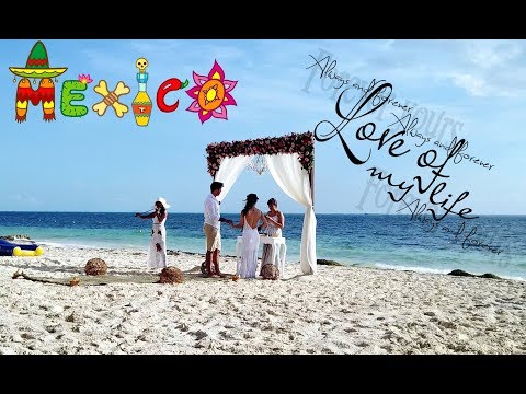 Видео: Свадьба в Мексике - роспись на пляже, что по спорту и еде?