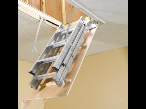Видео: Чердачная лестница - установка