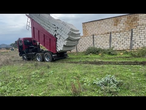 Видео: Загрузка и выгрузка пеплоблока