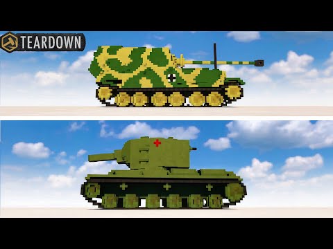 Видео: Битва Больших Танков в Teardown