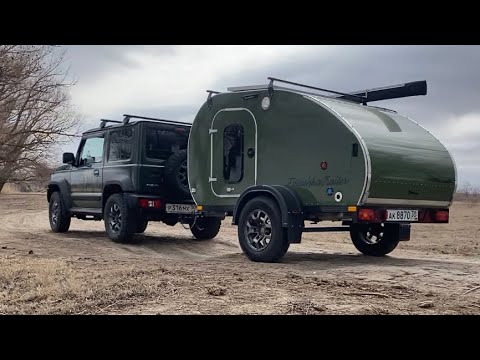 Видео: Большой обзор жилого модуля Фисташка Трейлер и автомобиля Сузуки Джимни