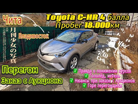 Видео: Из Японии в г.Чита. Перегон Toyota C-HR. Зима не уходит.