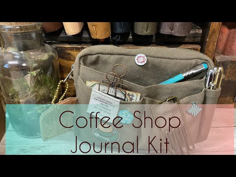 Видео: Комплект для журнала Coffee Shop #coffeeshopjournalkit